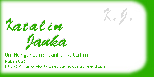 katalin janka business card